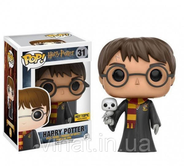 УЦІНКА! Прим'ята коробка! Колекційна фігурка Funko POP Harry Potter with Hedwig Гаррі Поттер з совою №31