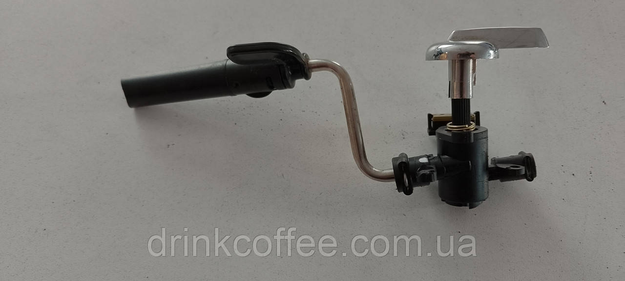 Кран пар-вода в зборі для кавомашини DeLonghi ESAM 3000_10 Magnifica б/у без т/о