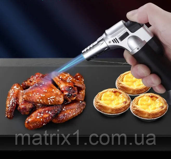 Кулінарний газовий пальник карамелізатор Cigar Lighter