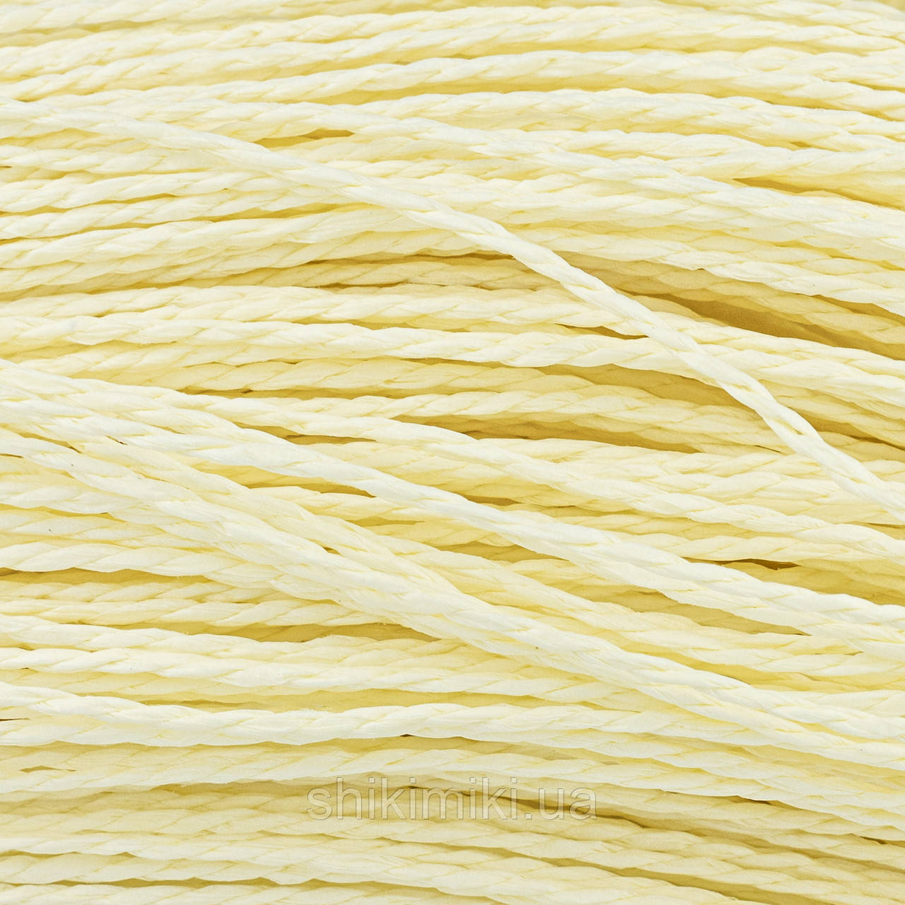 Пряжа Raffia кручена, колір Молочний, фото 1