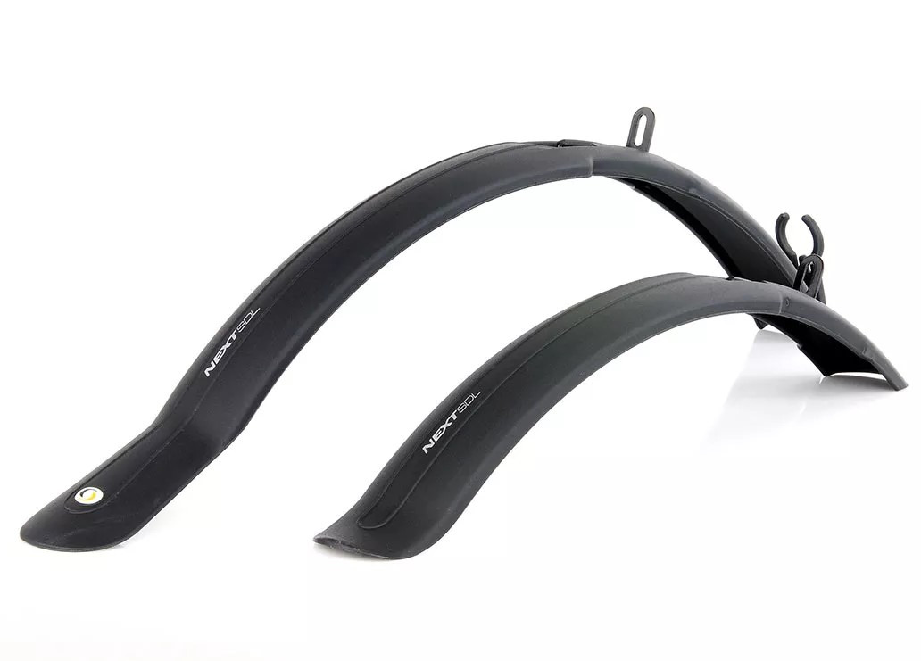 Крила SIMPLA 26-28" NEXT SDL кріплення до перемички вилки пара чорний, фото 1