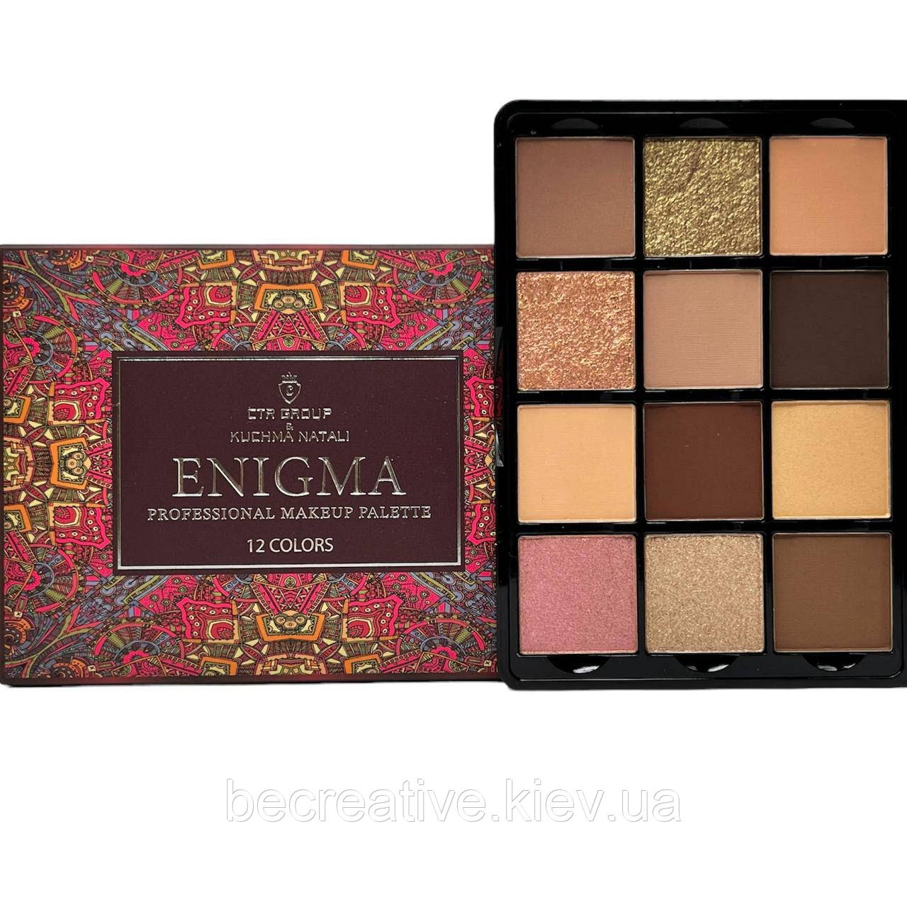 Палітра тіней CTR GROUP Eye Shadow Palette Enigma, 12*2.5 г, фото 1