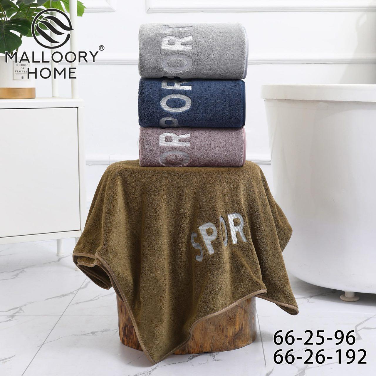 Рушник лицьовий 8 штук мікрофібра Malloory Home розмір 50*100 мікс кольорів