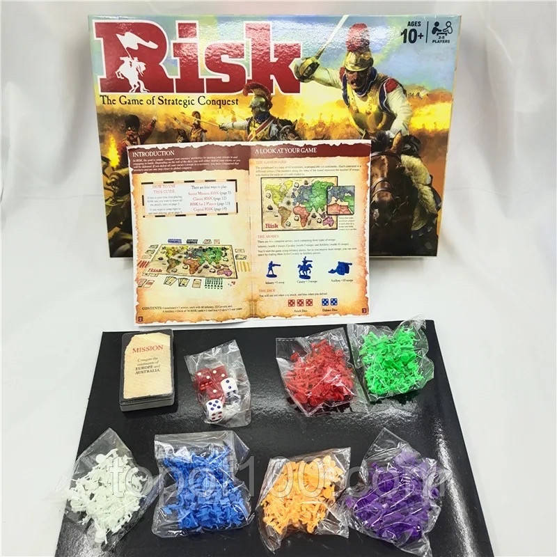УЦІНКА! Настільна гра Risk / Ризик / Ріск + правила українською ЕКОНОМ