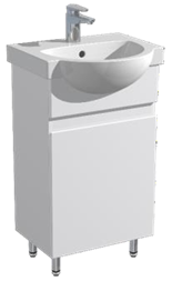 Тумба пряма Кріт Акцент 45 з умивальником Акцент 45