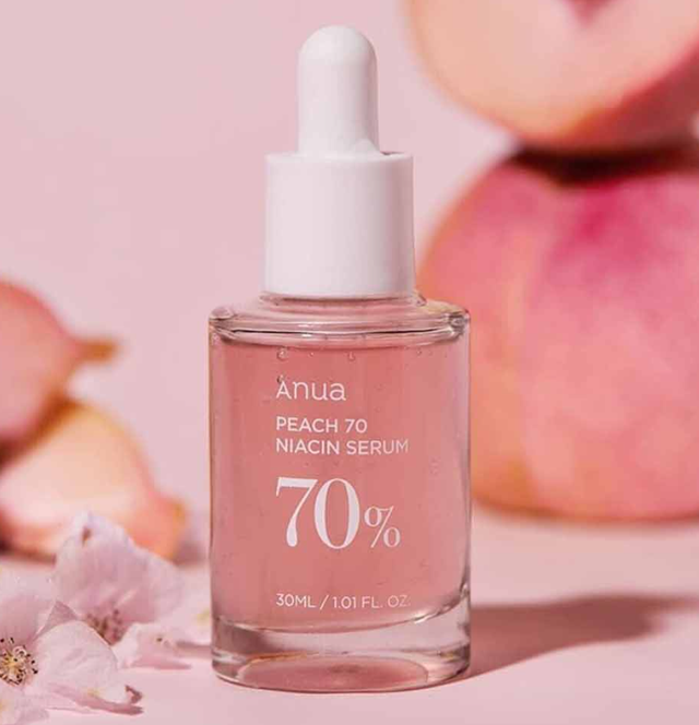 Сироватка для сяючої шкіри Anua Peach 70% Niacin Сироватка з персиком для гладкої та сяйної шкіри Anua Peach 70% Niacin Serum