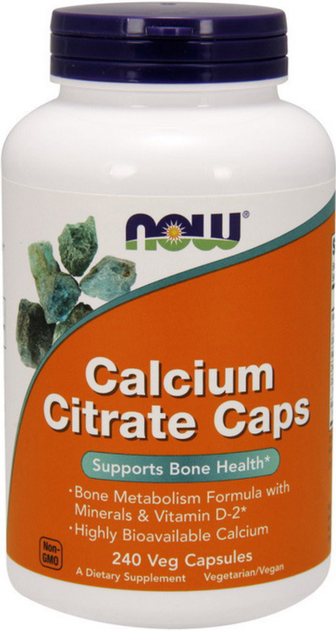 Кальцій цитрат NOW Calcium Citrate Caps 240 капс