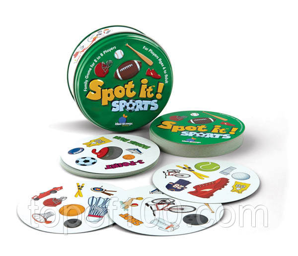 Настільна гра Spot it! Sports, Dobble! (Доббль Спорт)! + УКРАЇНСЬКОЮ правила