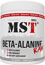 Бета-аланін MST Nutrition Beta -Alanine Raw 500 g /100 servings/ Unflavored, фото 4