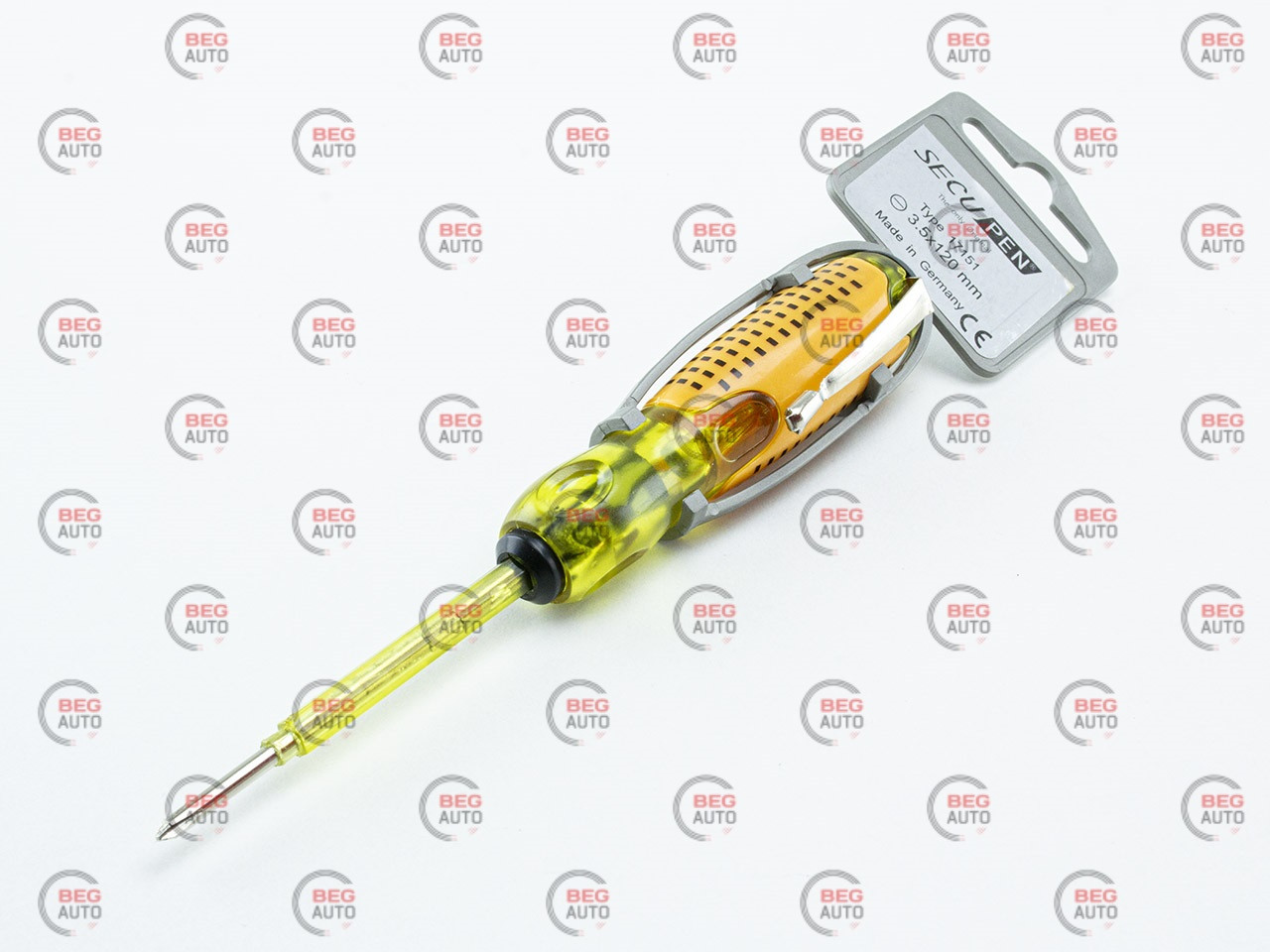 Викрутка-індикатор 100-500В для вимірювання фази 120мм 2-х стороння (Україна ТД)