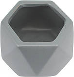 Кашпо керамічний "Led Geo" 15х15х9см,мікс,без піддона №A040030(36), фото 3