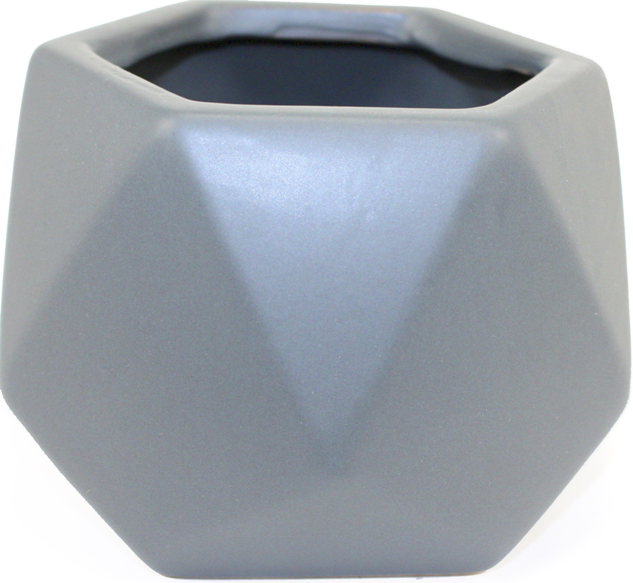 Кашпо керамічний "Led Geo" 15х15х9см,мікс,без піддона №A040030(36), фото 1