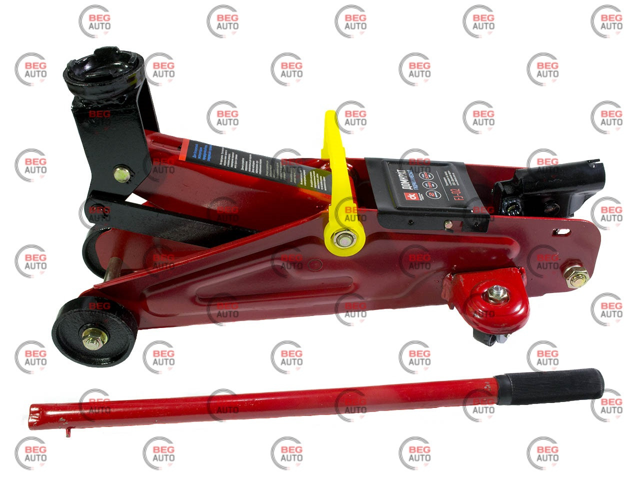 Домкрат гідравлічний підкатний 2 т 130-330мм 7,5 кг (футляр) (DK)