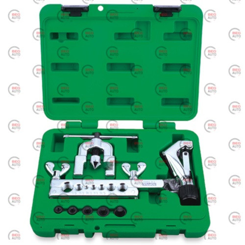 Набір для розвальцювання трубок із труборізом З/16, 1/4, 5/16, З/8, 7/16, 1/2, 5/8" (футляр) (Toptul)