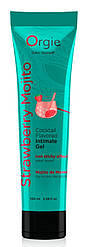 Оральний лубрикант Orgie Cocktail Flavored Intimate Gel - Strawberry Mojito, 100 ml