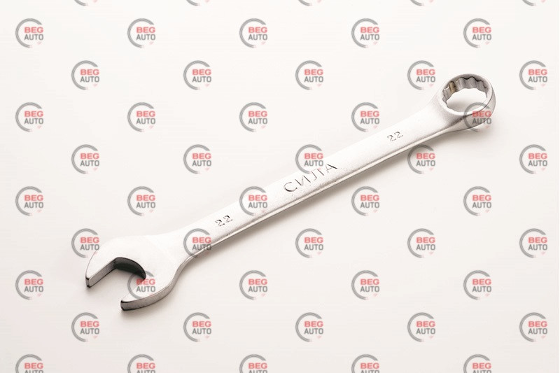 Ключ ріжково-накидний 22мм crv (Сила)