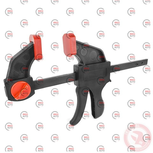 Струбцина "F-подібна" авто затискач 300х60 мм (Intertool)