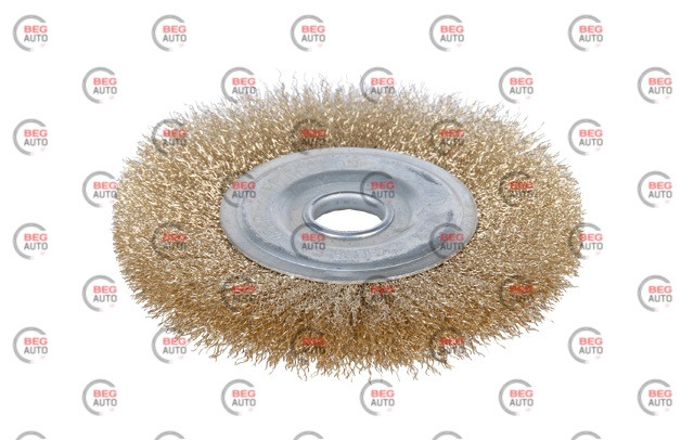 Щітка дискова "болгарка" d22,2 кручений дріт 125мм (Sigma)