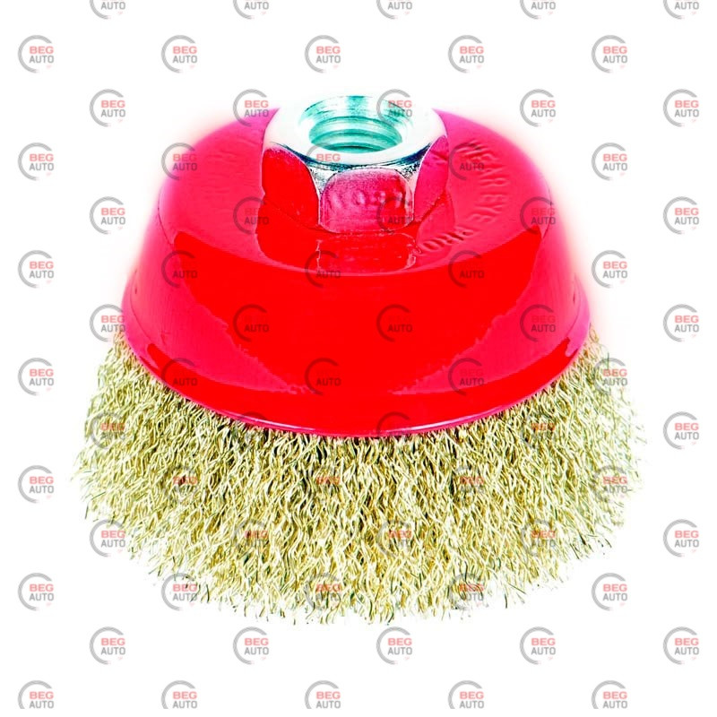 Щітка чашкова "болгарка" М14 кручений дріт 75мм (Sigma)