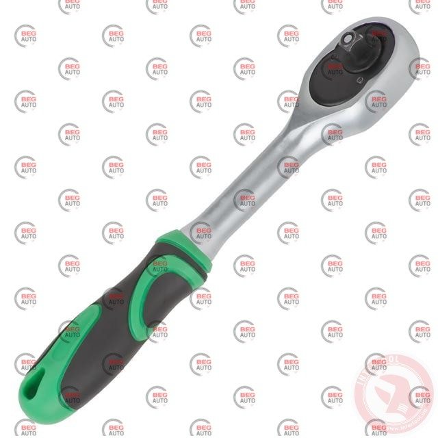 Тріска з квадратом 1/4" 72 зуба 165 мм crv (Intertool)