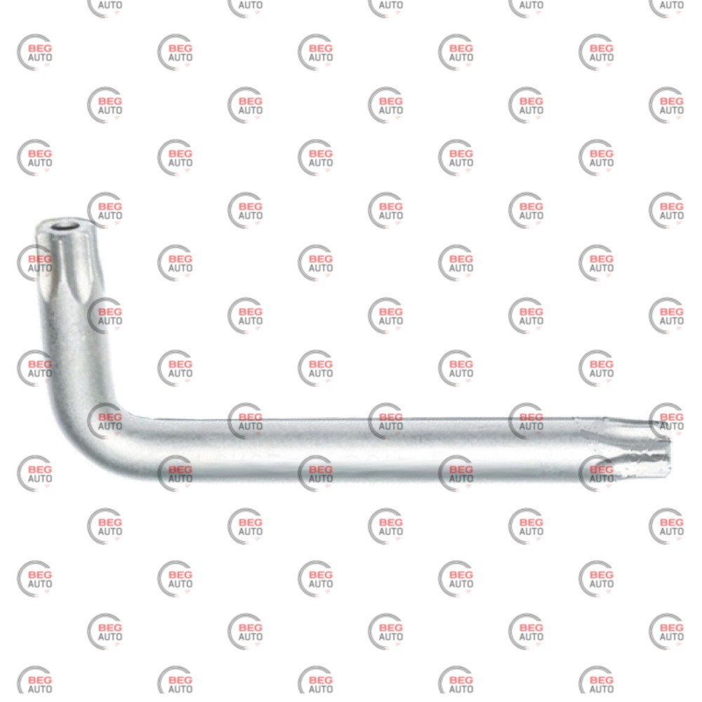 Ключ шестипроменевий Г-подібний TORX T10, 17х84мм з отвором (Sigma)