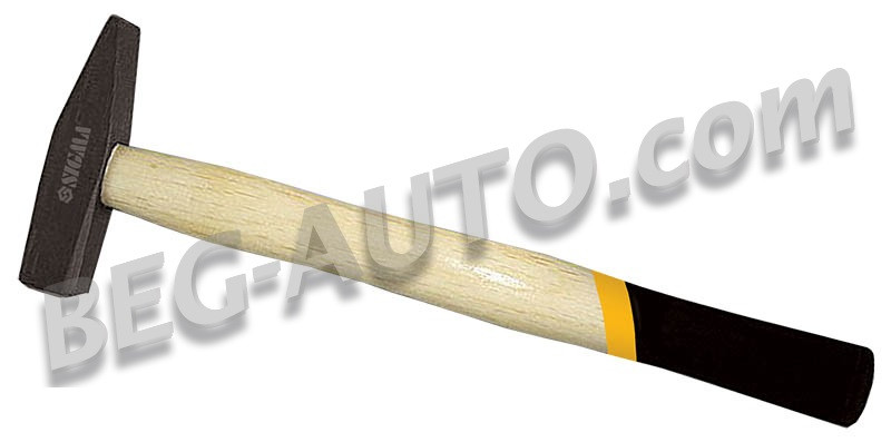 Молоток слюсарний 500 г дерев'яна ручка 290мм (дуб) (Sigma)