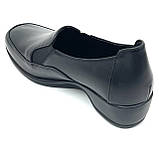 Жіночі туфлі на низькому ходу чорного кольору Providan 311 розмір 36, фото 5