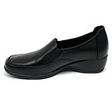 Жіночі туфлі на низькому ходу чорного кольору Providan 311 розмір 36, фото 2