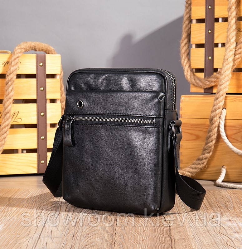 Сумка чоловіча шкіряна на плече Leather Collection (5051)