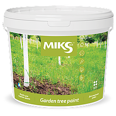 Фарба для побілки дерев та кущів MIKS садова біла, 2,5кг