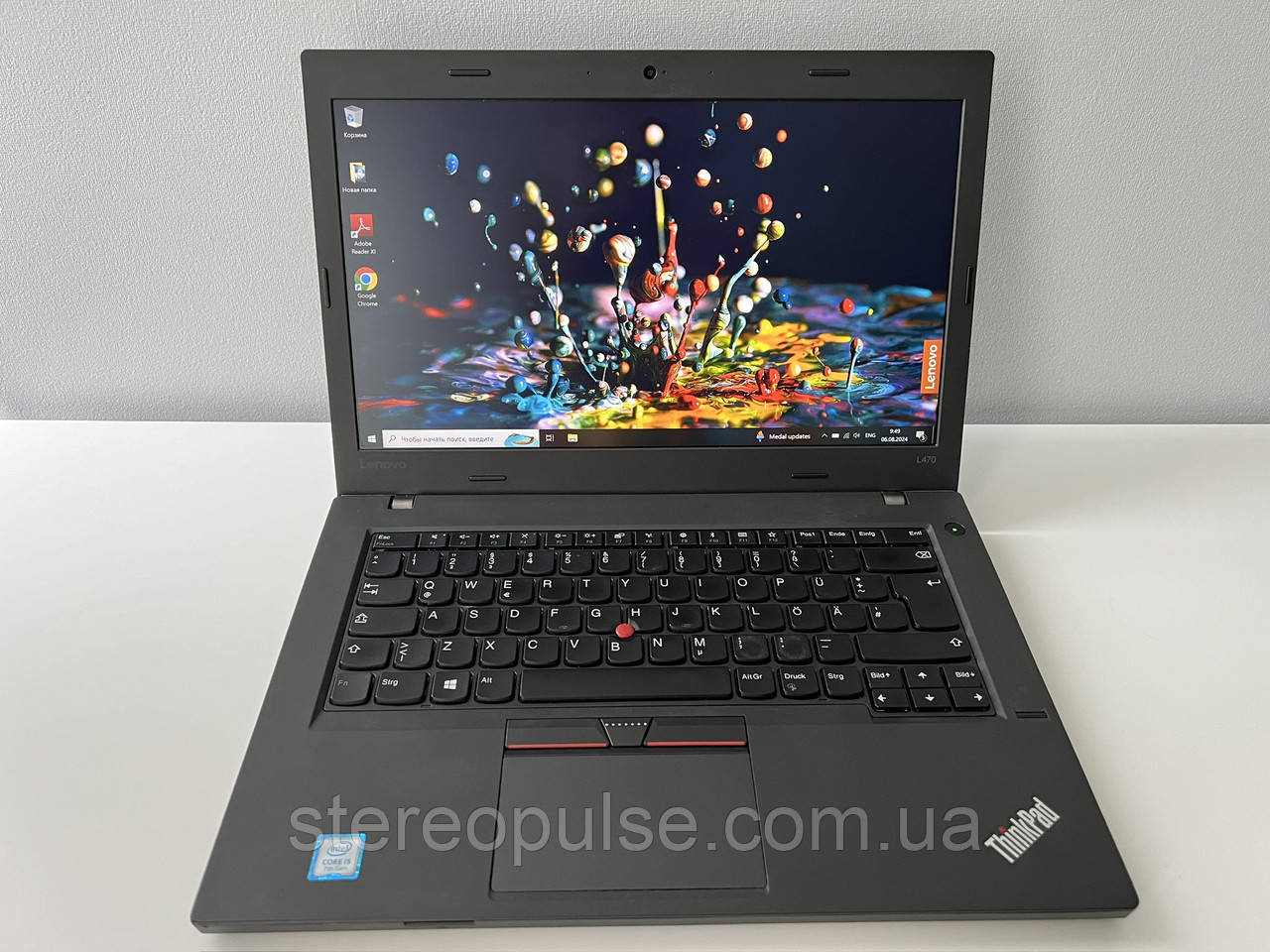 Ноутбук Lenovo ThinkPad L470: Intel Core i5-7200U, 8Gb DDR4, 256Gb SSD