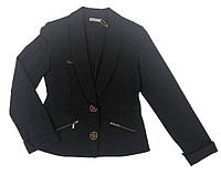 Піджак шкільний для дівчинки SUZIE СТЕФАНІ вовна 152 см чорний