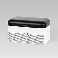 Хлібниця 30х20х15,7см металева біла Maestro