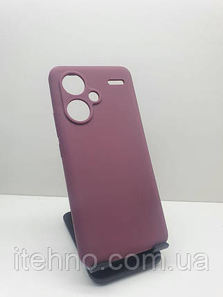 Накладка Silicone Case Original Full Protective AA (No Logo) Xiaomi Redmi Note 13 Pro Plus (9), фото 1