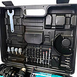 Набір електроінструментів універсальний 3в1 ударна Дриль Болгарка Лобзик у валізі для дому та дачі, фото 2