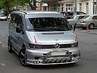 Вії на фари Mercedes Vito 1996-2003 "Прямі" Накладки на фари Мерседес-Бенц Віто 638