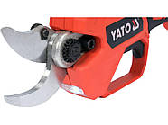 Секатор 18 В з акумулятором 2 Ач та швидкою зарядкою Yato YT-828377, фото 6