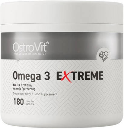 Омега 3 OstroVit Omega 3 Extreme 180 caps, фото 1