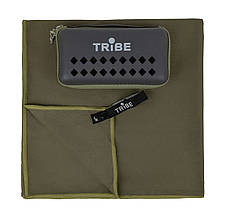 Рушник з мікрофібри Tribe Pocket Towel 75х150 см T-LC-0001-XL, army-green