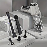 Потужний бездротовий пилосос зі сильним всмоктуванням, легко очищує робочий стіл, клавіатуру, шухляду, салон автомобіля та інші, фото 3