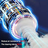 Потужний бездротовий пилосос зі сильним всмоктуванням, легко очищує робочий стіл, клавіатуру, шухляду, салон автомобіля та інші, фото 6