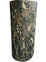 Рулон тканини для маскувальних сіток. Спанбонд 250м осінній "Мультикам коричневий із зеленим"