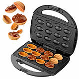 Електрична горішниця, форма для горішків 12 половинок Adler AD 3071 (1200 Вт, антипригарне покриття), фото 9