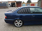 BMW E36 жалюзі для купе БМВ Е36 накладка на скло решітки з ABS пластику, фото 3
