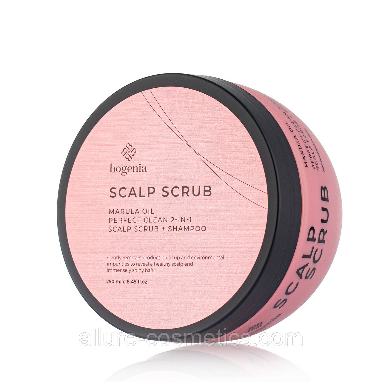 Скраб Шампунь 2 в 1 для волосся з олією Марула Bogenia Marula PERFECT CLEAN 2-IN-1 SCALP SCRUB + SHAMPOO BG403