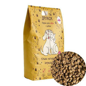 Преміум корм для собак малих порід ТМ Дружок зі смаком риби (10кг)