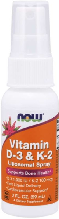 Вітамін Д3 До-2 Now Foods Vitamin D-3 & K-2 Liposomal Spray 59 мл