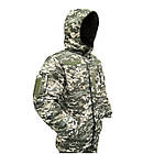 Комплект зимової форми Твілл -20°C Утеплений бушлат та штани Піксель, фото 2