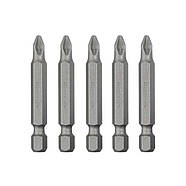 Комплект насадок викруткових PZ2 1/4 "* 50мм, ACR, S2, уп. 5од., STORM INTERTOOL VT-0204, фото 3