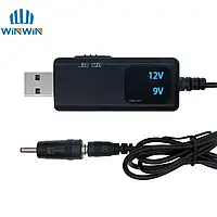 Кабель для роутера USB — DC 5 — 9V 12V DC 5,5x2,1mm/підвищувальний перехідник із перетворювачем напруги